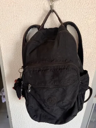 Mochila Kipling Seoul G, preta 27L