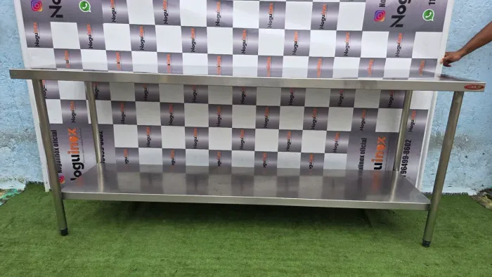 Mesa industrial inox 304 cozil bancada