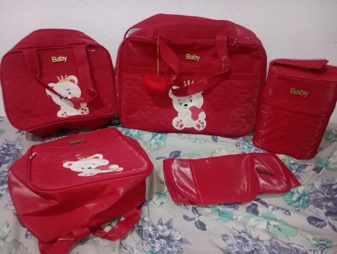 Kit bolsa maternidade 5 peças