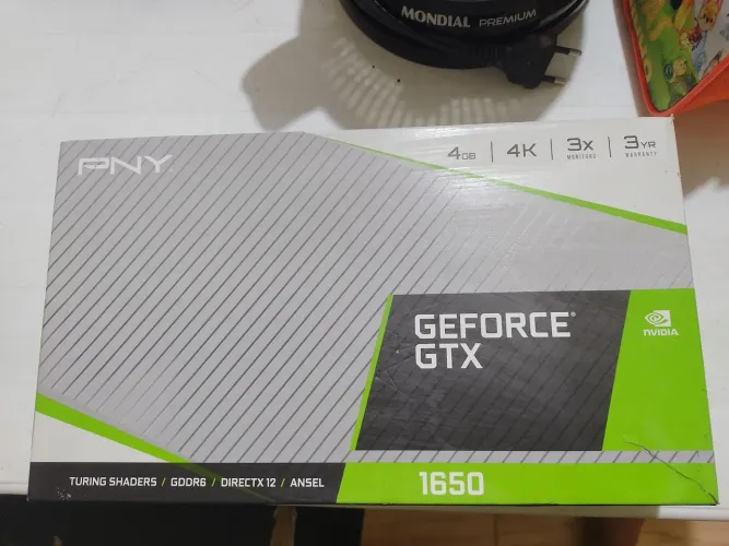 Placa vídeo GTX 1650 4gb