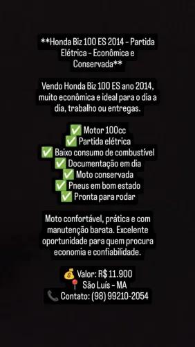 Honda biz 100