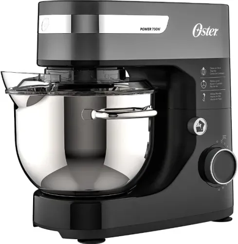 Batedeira Planetária Bowl, Inox, 127v, Oster 750w semi nova