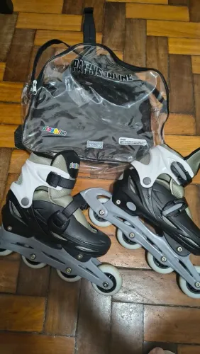 Patins 36-39 - Inline Play&Fun (semi-novo)