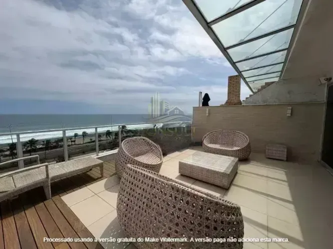COBERTURA DUPLEX FRONTAL MAR POSTO 5 | BARRA DA TIJUCA - 273m2 - 4 Quartos - 1 Suite - 2