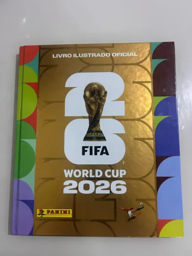 Álbum da Copa de 2026 100% Completo versão Dourada!