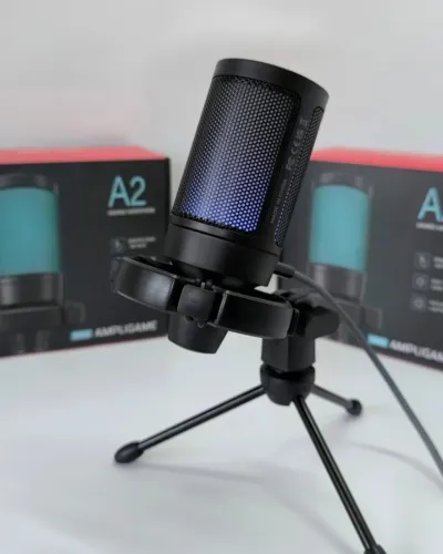 Microfone Fifine Ampligame USB A2