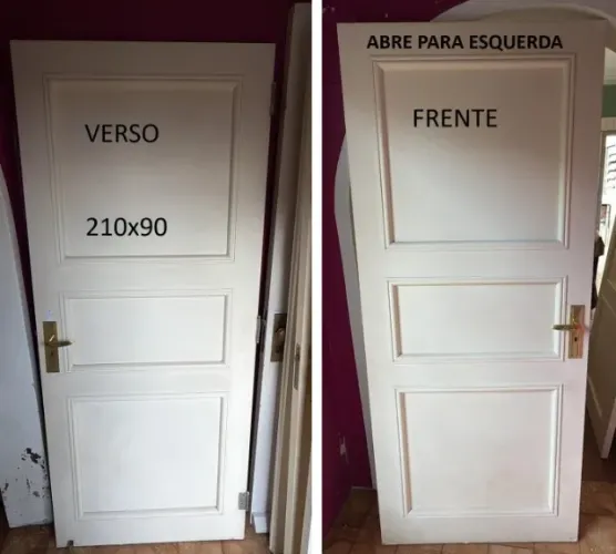 PORTAS DE MADEIRA MACIÇA! PREÇO DE OCASIÃO! APROVEITE!