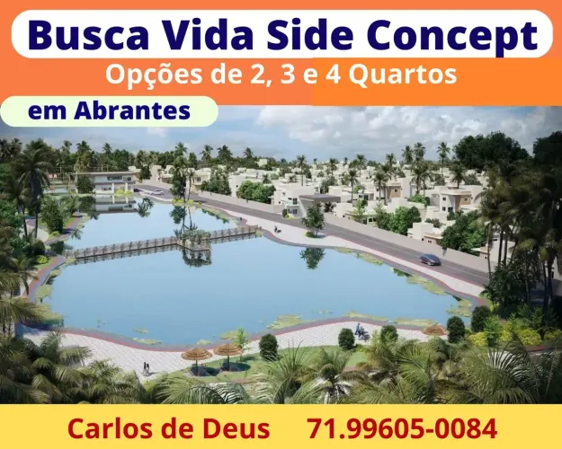 Busca Vida Side Concept: casa com opções de 2 , 3 e 4 Quartos , 2 vagas, em Abrantes