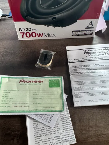 Subwoofer slin 8? Pioneer ts-a2000ld2 seminovo na promoção 