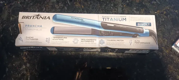 Prancha titanium britania