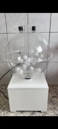 Globo sorteadora de bingo 1 saída