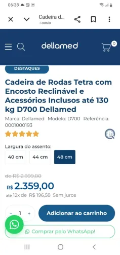 Cadeira de rodas delamed
