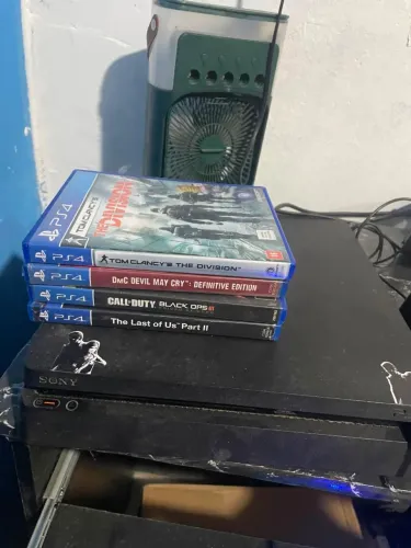 PS4 Slim Completo 1TB + Muitos Jogos