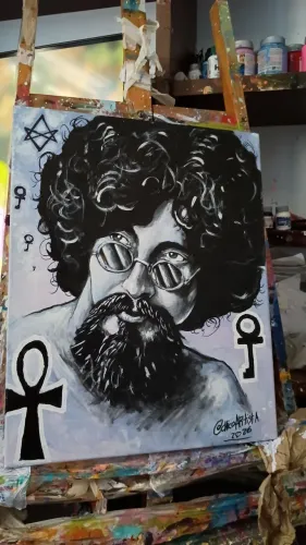 Pintura Raul Seixas 40x50cm
