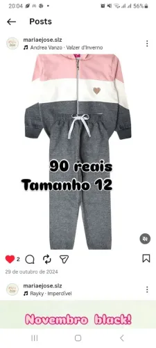 Conjunto Tenn menina