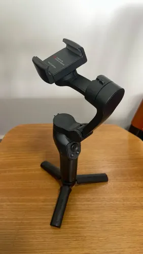 Suporte Estabilizador Gimbal IT- Blue Para Celular + Mini Tripé da Zhiyun