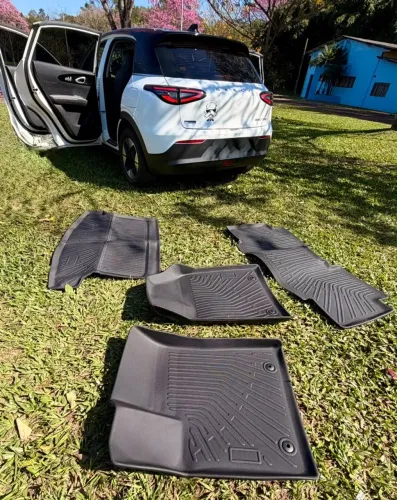 Geely Ex2 Ev 2025-2026 Tapetes de Piso e Tapete de Porta-Malas Tpe