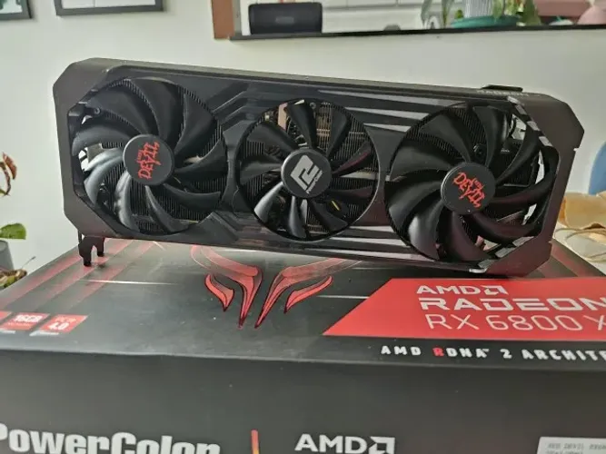 Placa De Vídeo Power Color Rx 6800xt Red Devil 16 Gb Gddr6