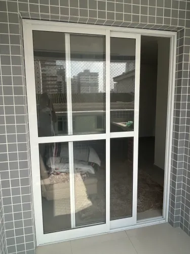 Porta alumínio branco