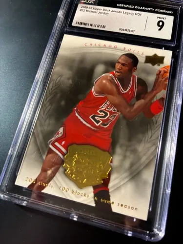 Michael Jordan Graduado CGC Coleção Exclusiva Legacy Card NBA Basquete Chicago Bulls Carta