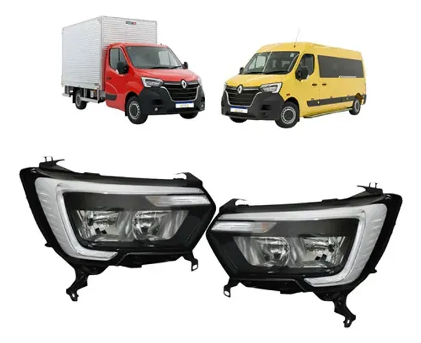 Par Farol Renault Master 2023 2024 2025 2026 Led Novo Ambos Lados