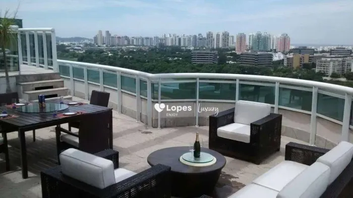 Cobertura com 4 quartos à venda, 356 m² por R$ 5.350.000 - Barra da Tijuca - Rio de Janeir