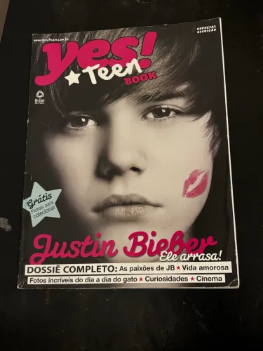 revista yes teen book justin bieber