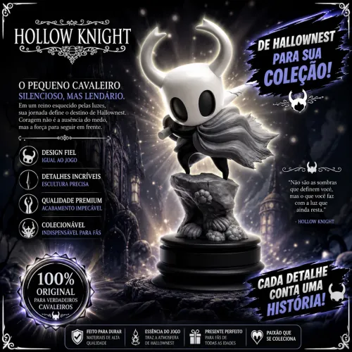 Action Figure Hollow Knight - NOVO