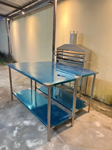 Mesas em inox a pronta entrega