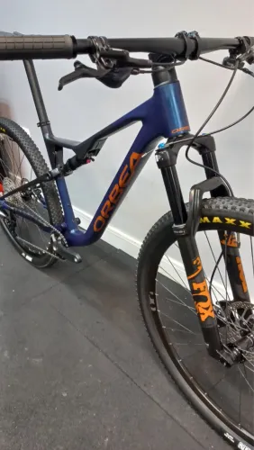 Bike Orbea full suspensão fox 32, velocidade 12/1, quadro alumínio tamanho 19, ano 2023