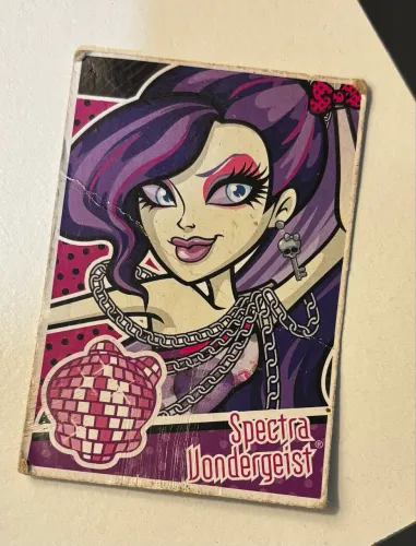Card/Figurinha Monster High 2012 - Spectra Vondergeist - Original Mattel