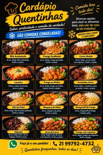 Comidas congeladas.