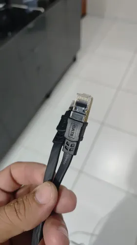Cabo Ethernet CAT8 40gbps para jogos de alta velocidade 2000mhz