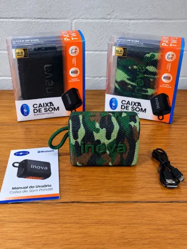 Caixa de Som Bluetooth Inova - TWS