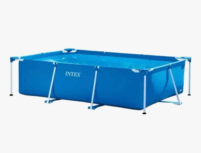 Piscina Intex Estrutural 3mx2mx75cm + Kit Completo (Bomba, Limpeza) - Usado 1 mês