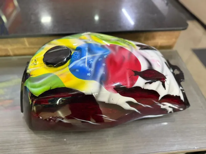 Tanque de Combustível CB 450 Personalizado Penta campeão 2002 
