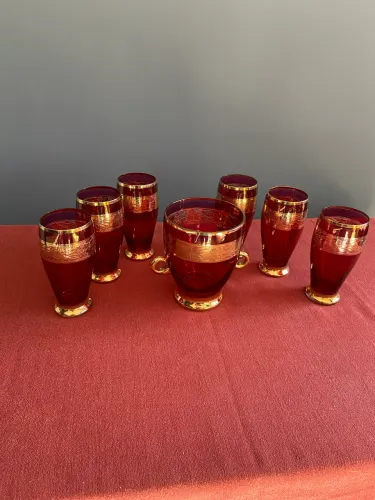Conjunto de Copos de Cristais Antigos!
