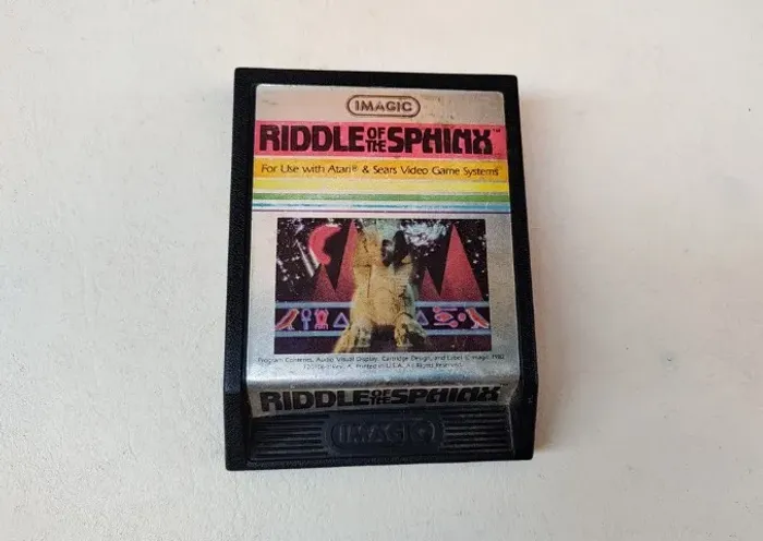 Riddle Of The Sphinx - Cartucho Original Para Atari 2600