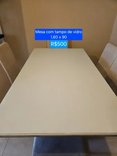 Mesa de Jantar 1,60x90 (6 lugares)