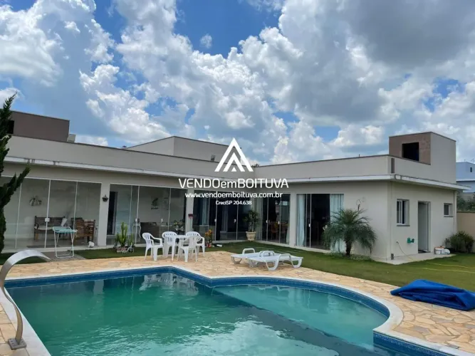 Casa em Condomínio para Venda em Boituva, Residencial Green Ville II, 4 dormitórios, 4 suí