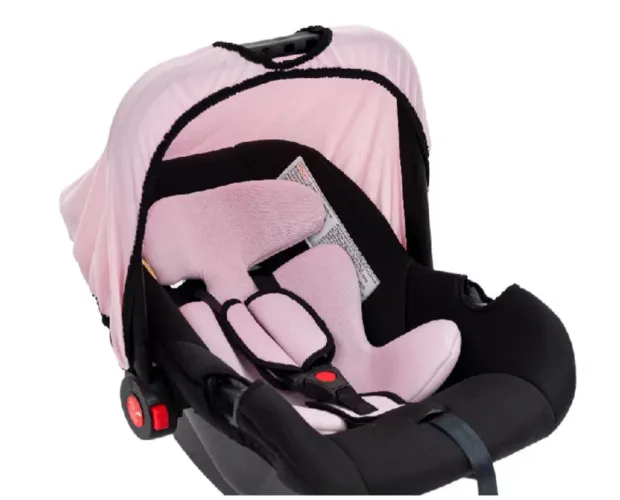 Bebê Conforto Cadeirinha Para Carro preto/rosa 0-13kg Styll Baby