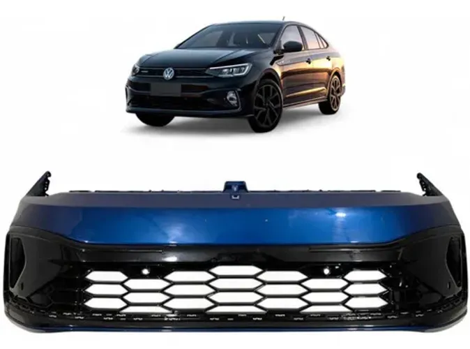 Parachoque Dianteiro Volkswagen Virtus Gts 2023 2024 2025 Azul