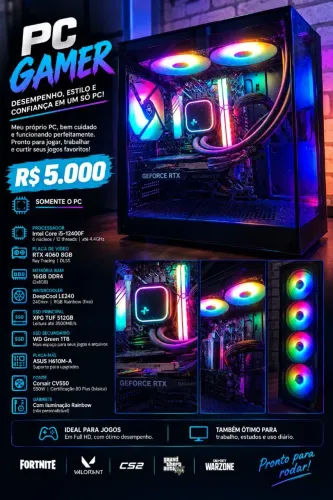Computador pc gamer