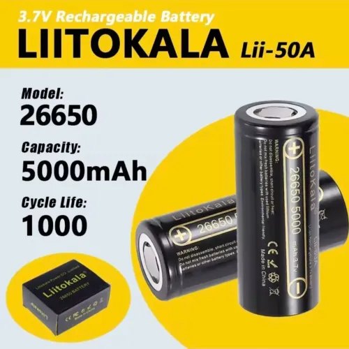 Bateria Liitokala 26650 5000mAh