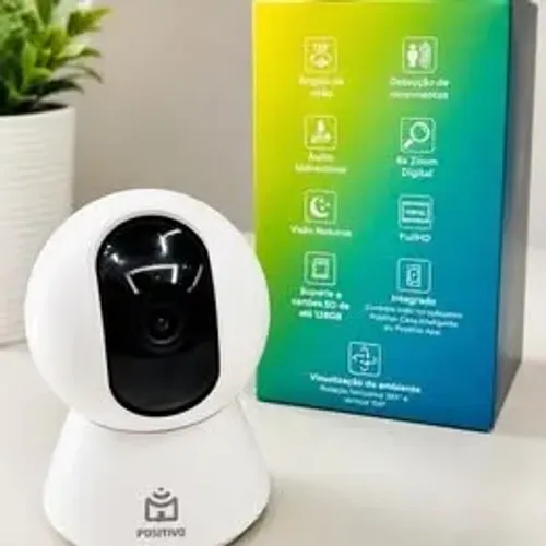 Smart Câmera 360° Bot Wi-Fi Positivo Casa Inteligente (2a geração)