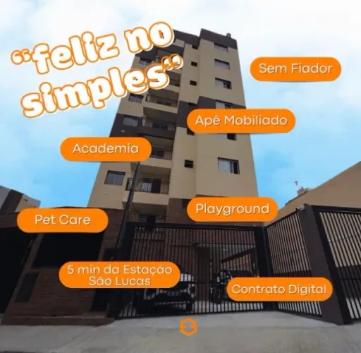 450m do Monotrilho | 1 Dorm | R$ 2.000