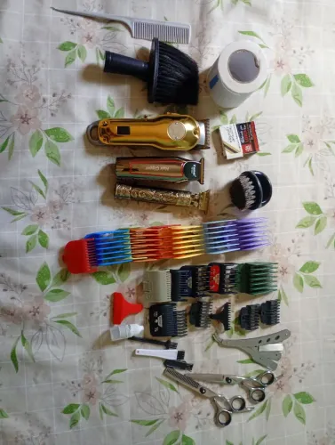 Kit barbeiro kemei