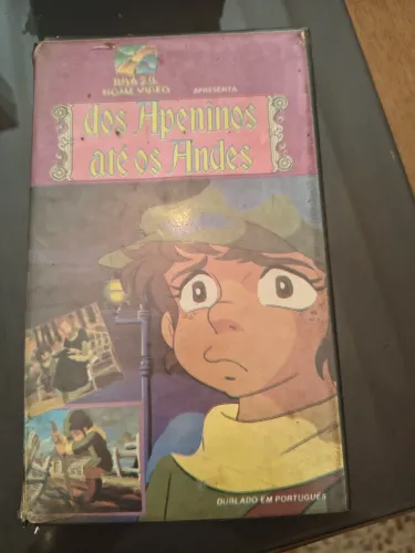 VHS Dos Apeninos até os Andes - Raridade