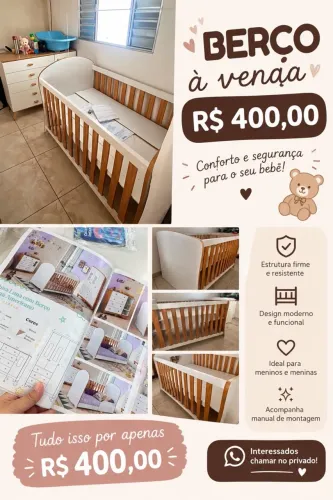 Berço pra bebê novo