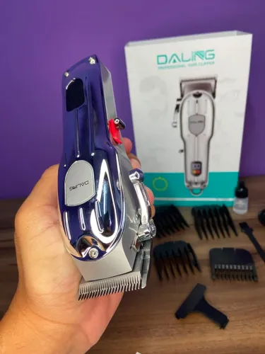 Máquina De Cortar Cabelo Profissional Sem Fio Daling - DL-1538A